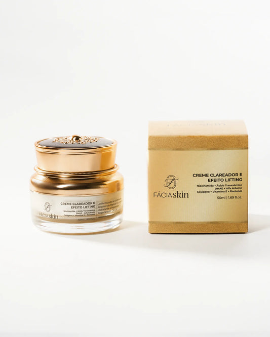 Creme Clareador e Efeito Lifting